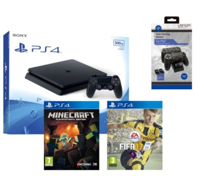 PLAYSTATION 4  Slim (500 GB) with FIFA 17